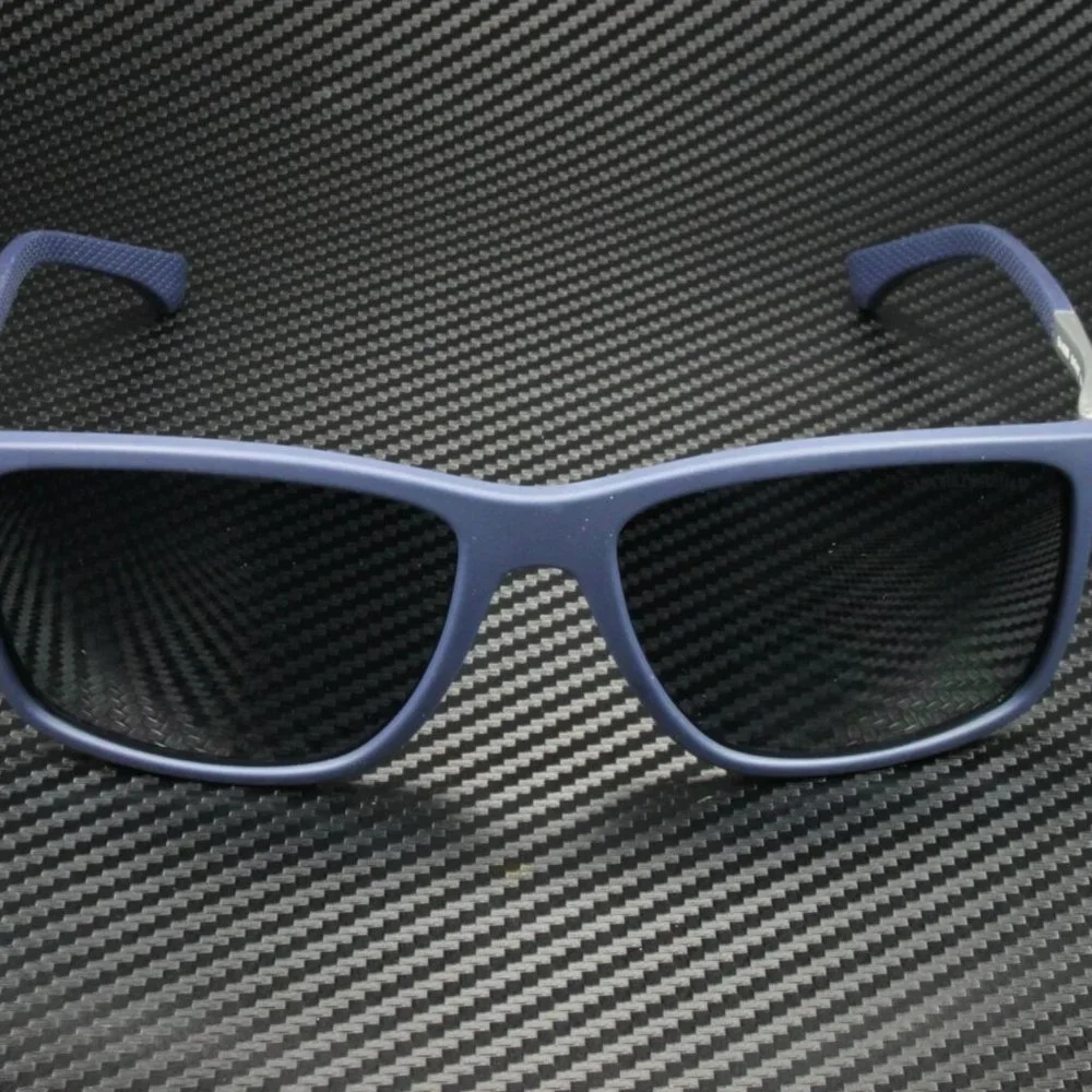 Emporio Armani Men's Blue Grey Rubber Sunglasses!